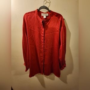 Vintage Jessica Tierney 100% silk blouse